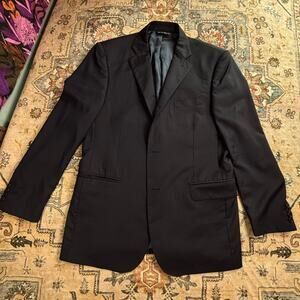 Ermenegildo Zegna Made in Italy Saks Fifth Avenue Men's Suit Jacket Navy Blue